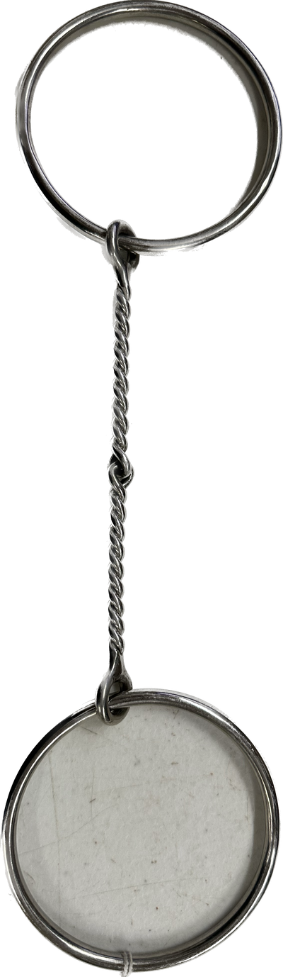 Classic 4 Inch O Ring Twisted Wire Snaffle Bit - USED