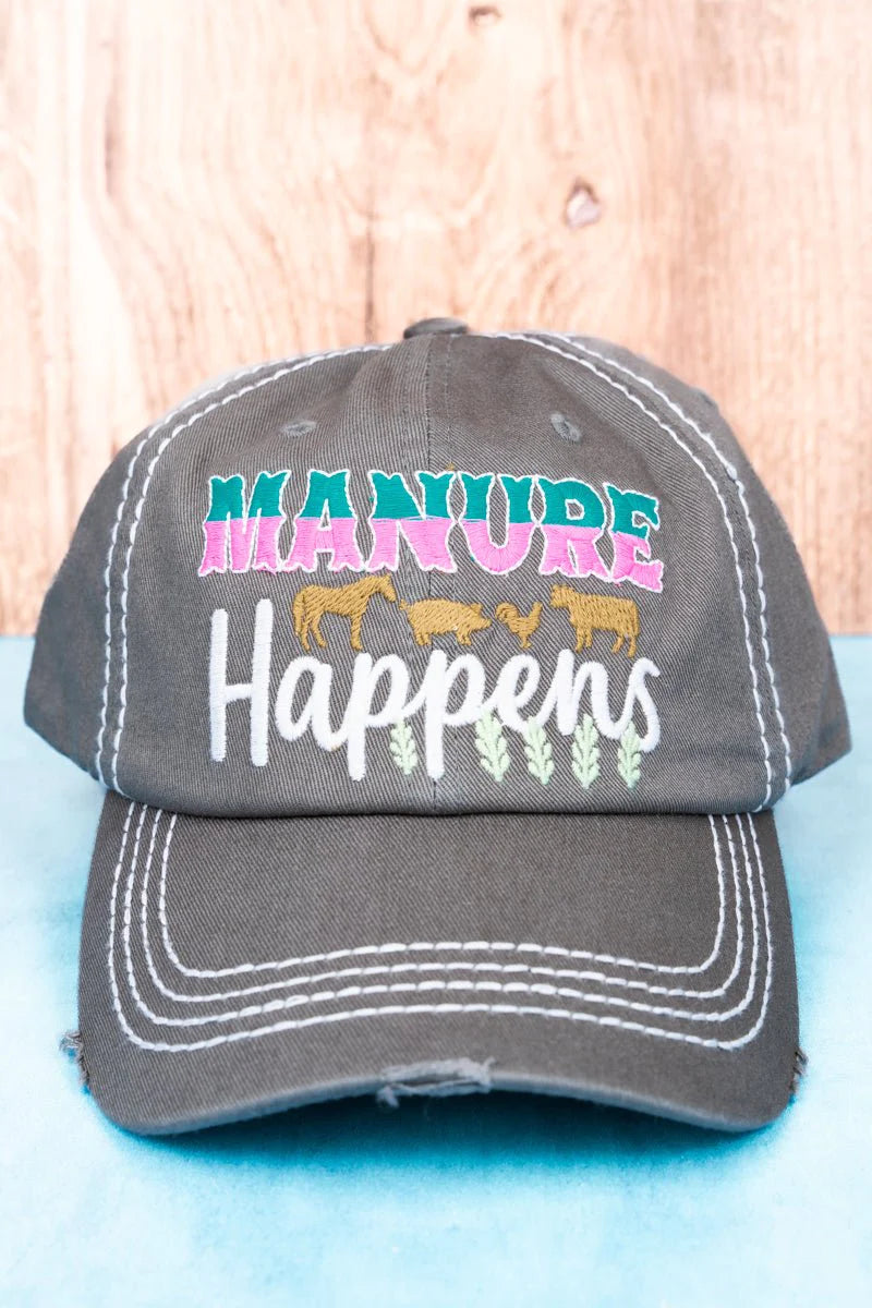 'MANURE HAPPENS' CAP