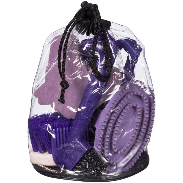 Tough 1-6 Piece Junior Grooming Kit (Blue or Purple)