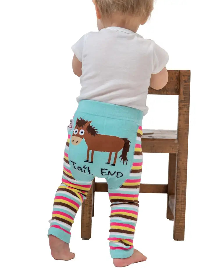 Lazy One Tail End Horse Infant Leggings
