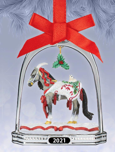 Breyer Arctic Grandeur Holiday Christmas Horse | Stirrup Ornament 700324 (2021)