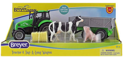Breyer Farms™ Tractor and Tag-A-Long Wagon 59238
