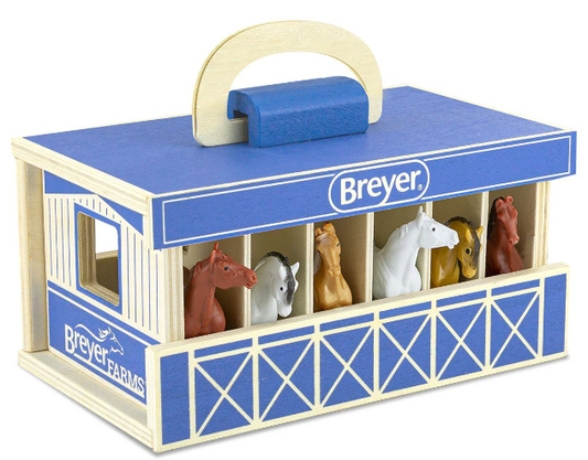 Breyer Farms™ Wood Carry Stable 59217