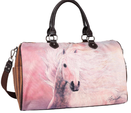 MW1024-5110 Montana West Horse Canvas Weekender Bag