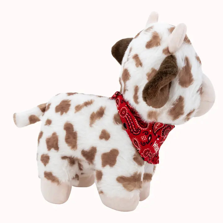 Wrangler Spotted Cow Dog Toy