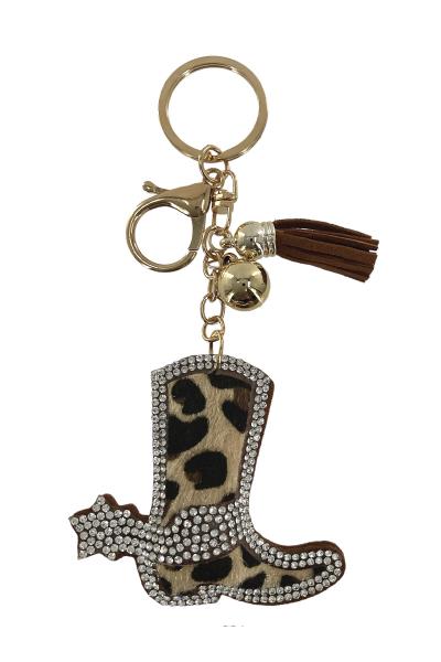 RHINESTONE KEY CHAIN