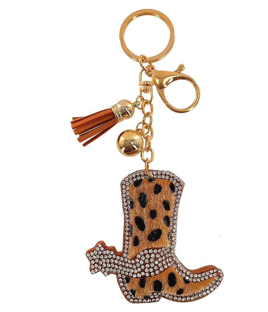 RHINESTONE KEY CHAIN