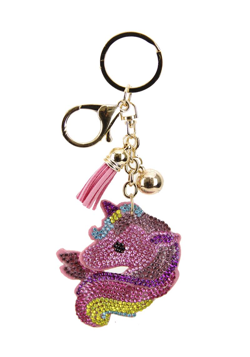 RHINESTONE KEY CHAIN