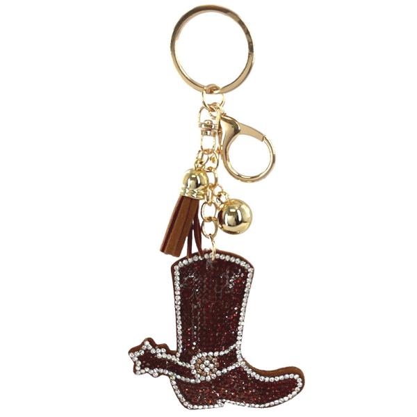 RHINESTONE KEY CHAIN