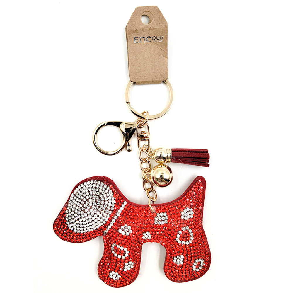 RHINESTONE KEY CHAIN