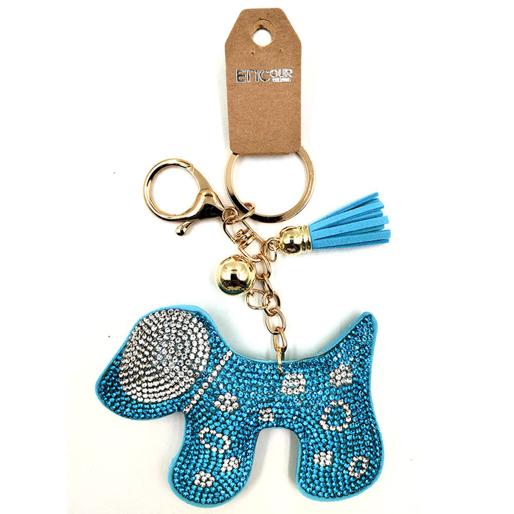 RHINESTONE KEY CHAIN