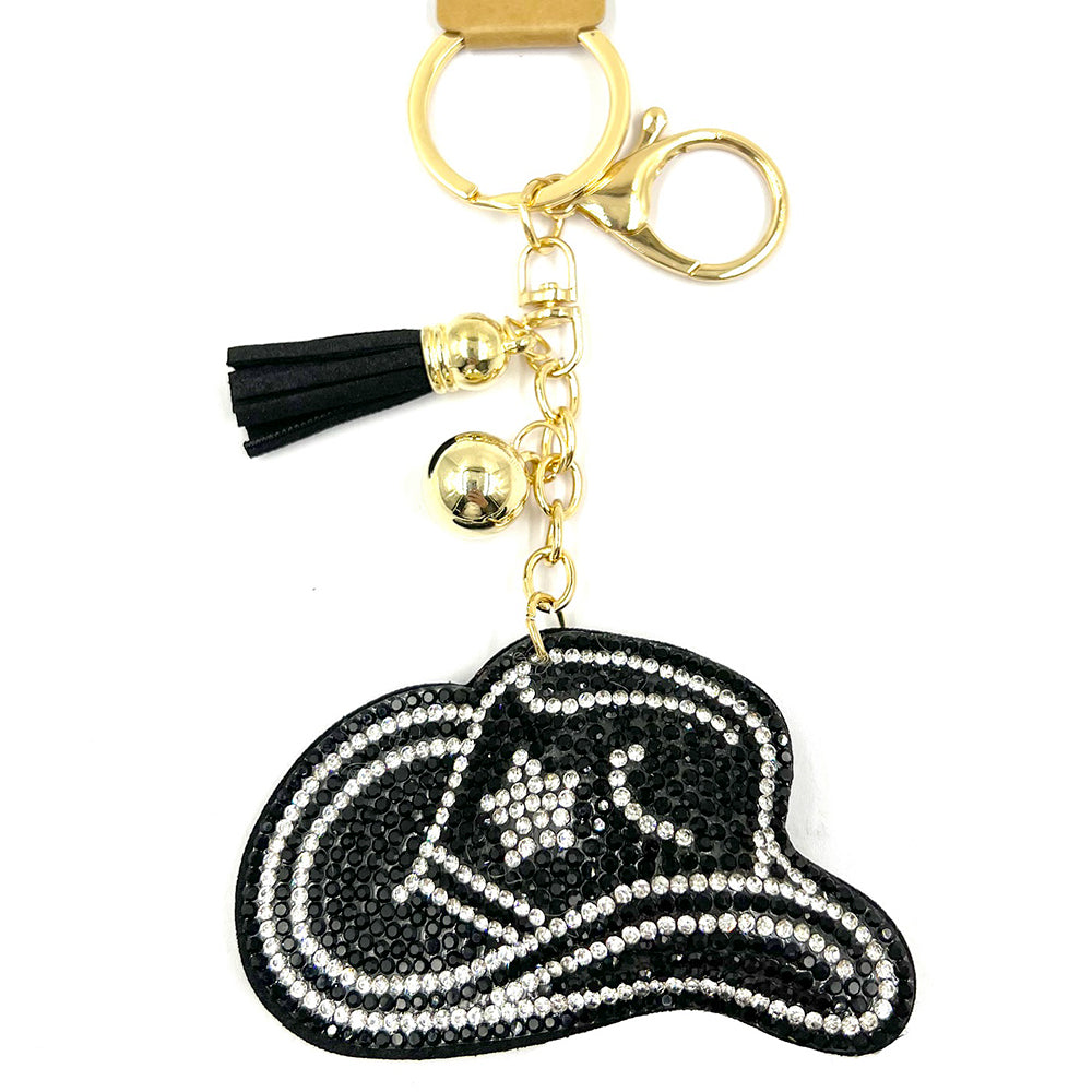 RHINESTONE KEY CHAIN