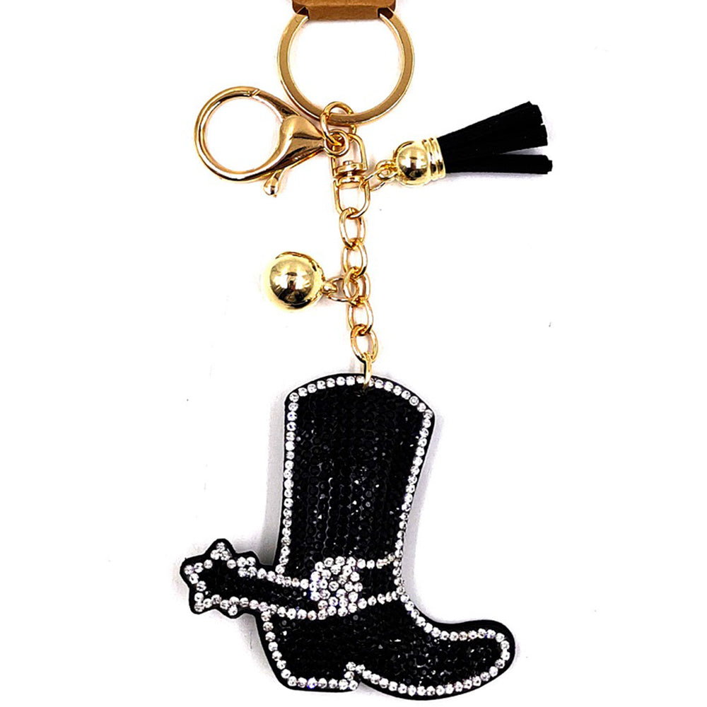 RHINESTONE KEY CHAIN