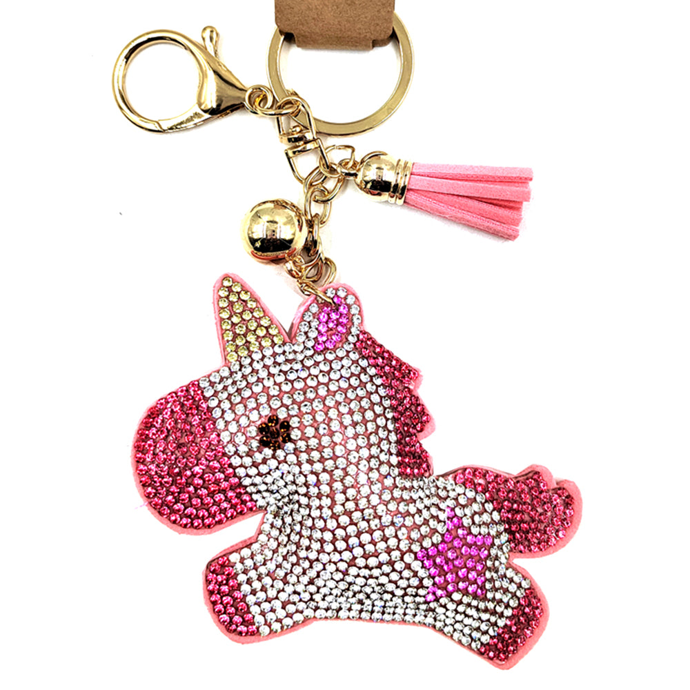 RHINESTONE KEY CHAIN