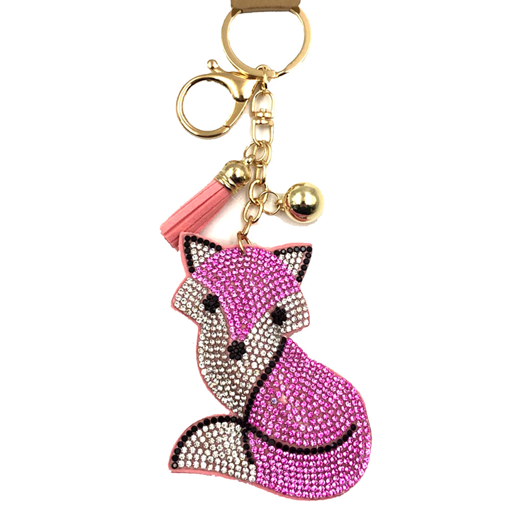 RHINESTONE KEY CHAIN