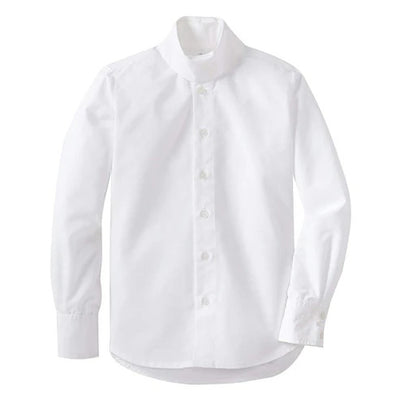TuffRider Children's Starter Long Sleeve Show Shirt - White