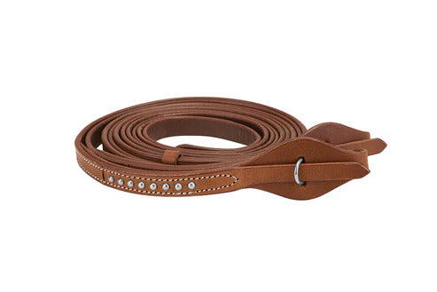 TuffRider Western Split Reins With Silver Dots 72"