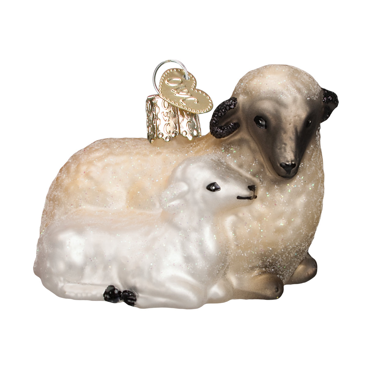 Sheep With Lamb Ornament-Old Word Christmas