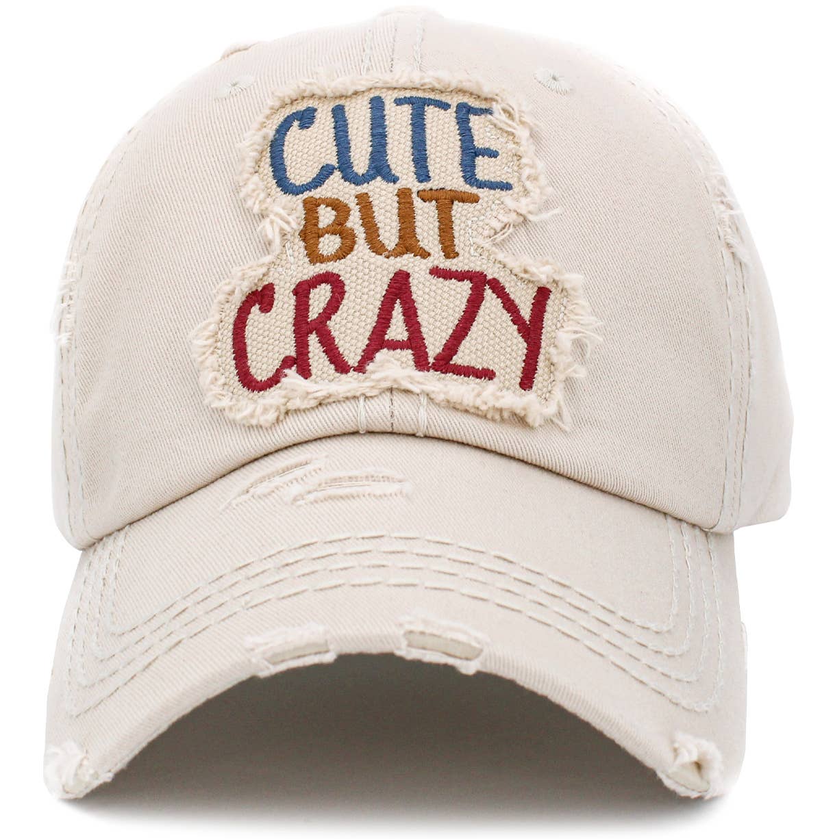 Cute But Crazy Vintage Ballcap: Turquoise