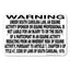 Equine Liability Signs R - T