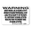 Equine Liability Signs U - W