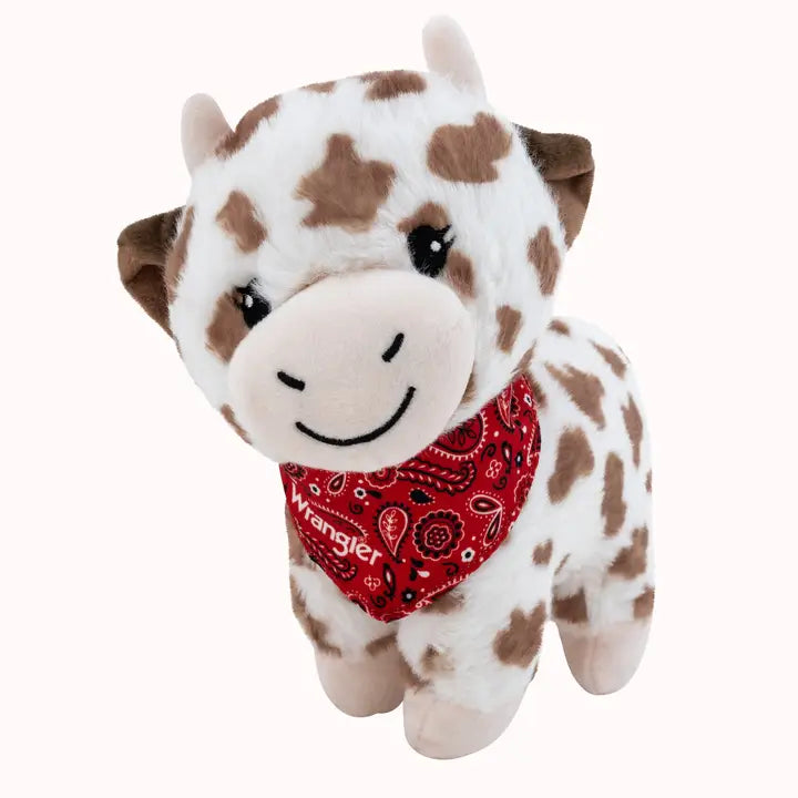 Wrangler Spotted Cow Dog Toy
