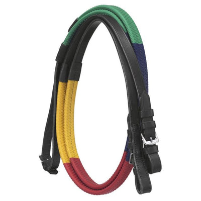 Tough1 - Rubber Grip Schooling Reins