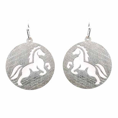Horse Cutout Dangle Earrings