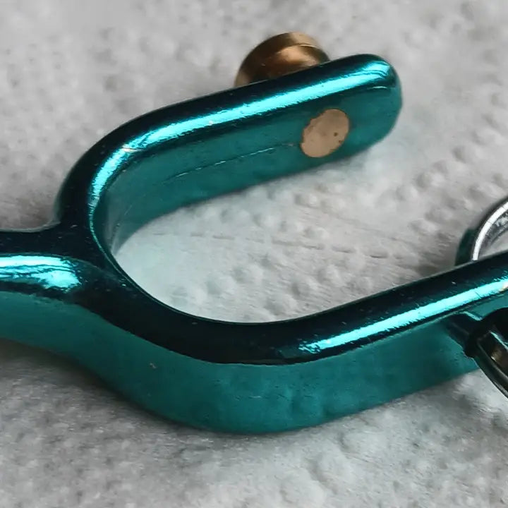 Green Western Spur Keychain