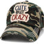 Cute But Crazy Vintage Ballcap: Turquoise