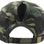 Classic Smooth Cotton Ponytail Ballcap: Camo