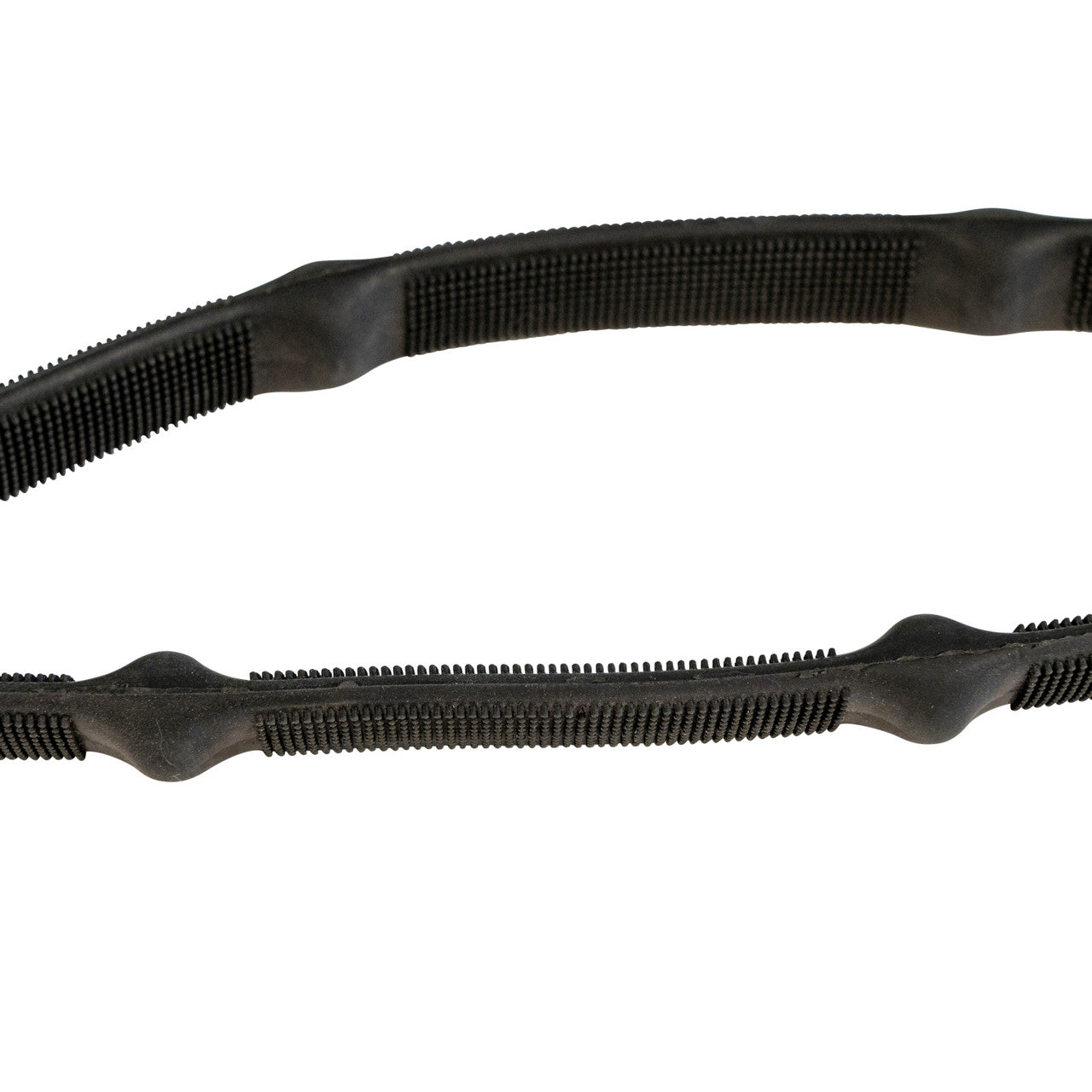 Raven Rubber Reins (Havana Brown)