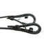 Raven Rubber Reins (Havana Brown)