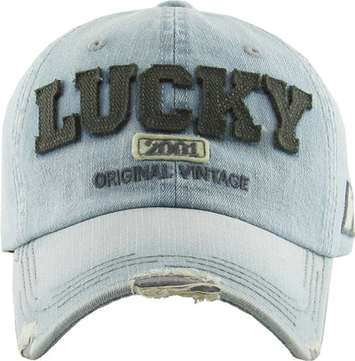 Lucky Vintage Ballcap | KBETHOS: Light Denim