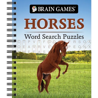 Brain Games - Horses Word Search Puzzles