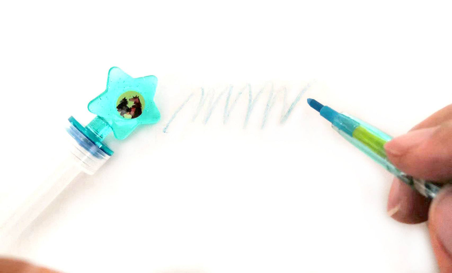 Horses Stackable Crayon with Stamper Topper