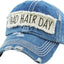 Bad Hair Day Washed Vintage Ball Cap (Purple)