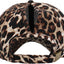 Classic Smooth Cotton Ponytail Ballcap: Leopard