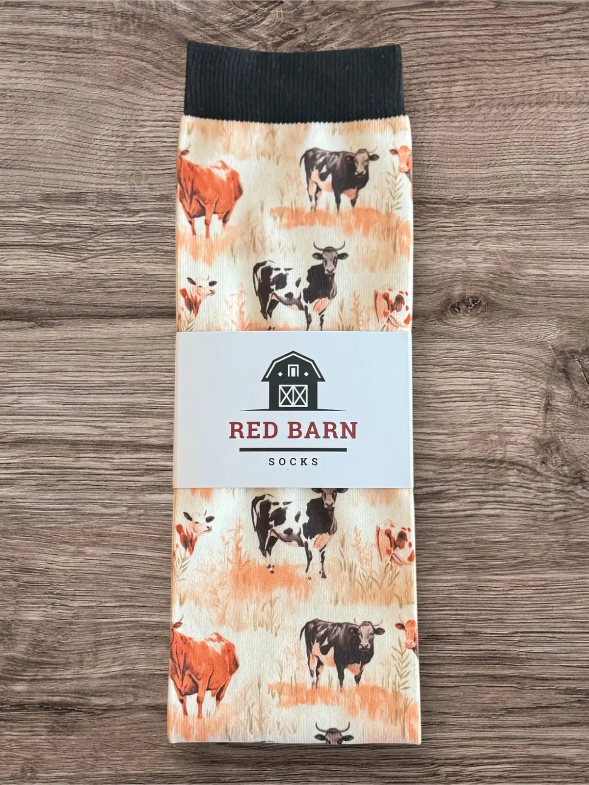 Red Barn Mooo'd Boost Socks
