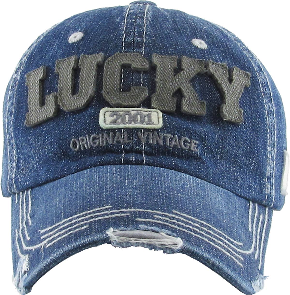 Lucky Vintage Ballcap | KBETHOS: Medium Denim