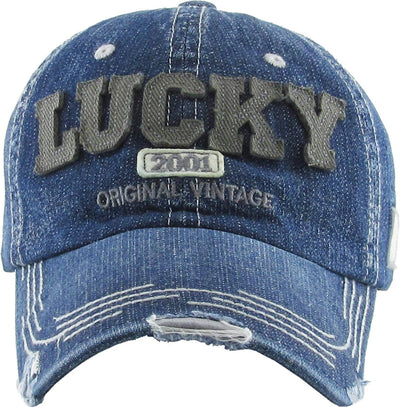 Lucky Vintage Ballcap | KBETHOS: Medium Denim