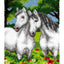 Latch hook rug kit Horses 4105