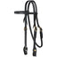 Royal King - Harness Leather Browband Headstall with Quick Change Ends