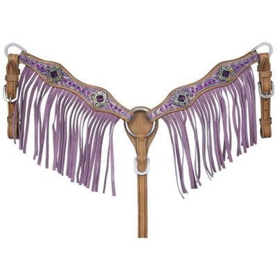 Silver Royal Sweet Pea Breastcollar - Mini/Pony