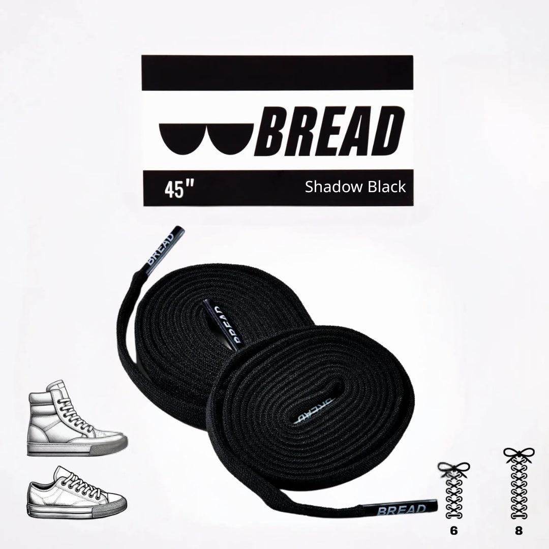 Shadow Black Elastic Shoe Laces
