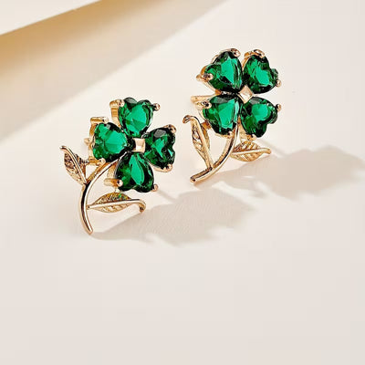 4 Leaf Clover Stud Earrings