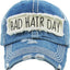 Bad Hair Day Washed Vintage Ball Cap (Purple)