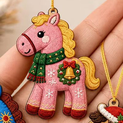 2D Horse Ornament