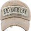 Bad Hair Day Washed Vintage Ball Cap (Purple)