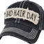 Bad Hair Day Washed Vintage Ball Cap (Purple)